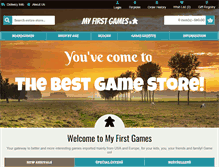 Tablet Screenshot of myfirstgames.sg